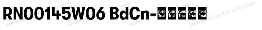 RN00145W06 BdCn字体转换